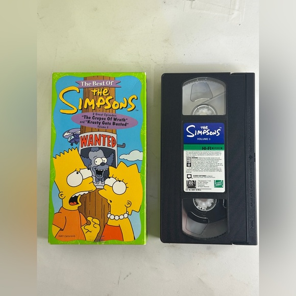 The Best of The Simpsons VHS Tapes - Volumes 1-3 - Picture 4 of 10